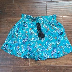 Xhilaration Turquoise Shorts (size small)